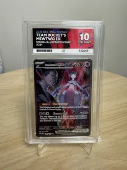 ACE 10 ✅ Perfect Subs 💎Pokemon Team Rockets Mewtwo EX 231/182🌸Destined Rivals - Image 1
