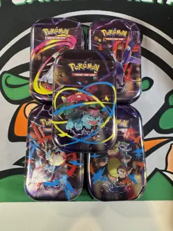 Pokemon Mega Evolutions Mega Heroes Mini Tins | Set Of 5 | Sealed - Image 1
