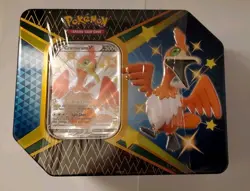 Pokemon TCG Shining Fates Tin - CRAMORANT V - Factory Sealed New - Image 1