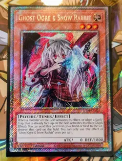 Ghost Ogre & Snow Rabbit (Platinum Secret Rare) - RA04-EN015 - Yu-Gi-Oh TCG - Image 1