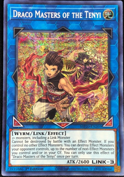 DRACO MASTERS OF THE TENYI - MP20-EN205 1ST Edition SECRET RARE YuGiOh TCG Card - Image 1