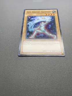 Yu-Gi-Oh! Gem-Knight Sapphire Super Rare 1st Edition HA05-EN002 MP - Image 2