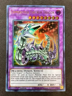 Yu-Gi-Oh TCG #GFP2-EN123 Chimeratech Fortress Dragon 1st Edition Ultra Rare LP - Image 1