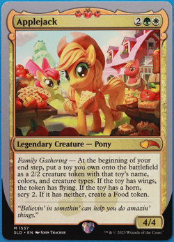Applejack (Secret Lair Promo) NM MTG MAGIC CARD (503760) ABUGames - Image 1