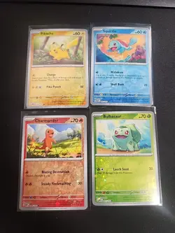 Costco 151 Mini Tin Promo Cards - 4× Cosmo Reverse Holo Card Set - Pokemon TCG! - Image 1