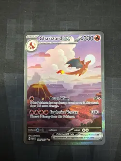 Charzard EX Sir Scarlet & Violet 151 Card 199/165 Pokemon TCG NM English - Image 1