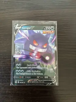 Pokemon Card Gengar V Ultra Rare Holo TCG Fusion Strike 156/264 VGC In Toploader - Image 1