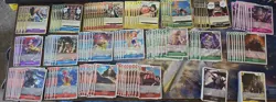 One Piece TCG OP-09 Rare Lot Of 210 Cards All Nm - Image 1