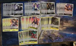 One Piece TCG OP-09 Rare Lot Of 210 Cards All Nm - Image 4