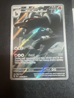 Pokemon TCG Shrouded Fable Houndoom Illustration Rare Holo Card 066/64 - Image 1