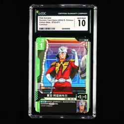 CGC GEM MINT 10 2024 Gundam Card Game CHN. ST03-011 C Char Aznable - Image 1