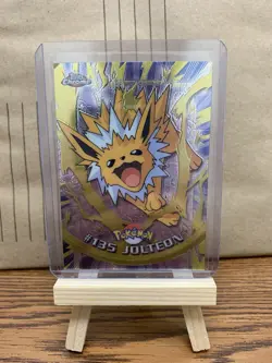 Pokemon Topps Chrome Jolteon #135 Trading Card RARE - Image 1