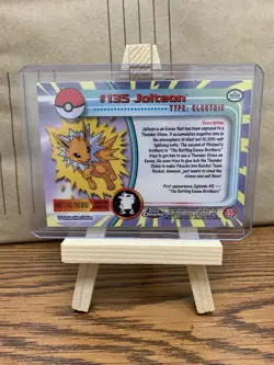 Pokemon Topps Chrome Jolteon #135 Trading Card RARE - Image 3