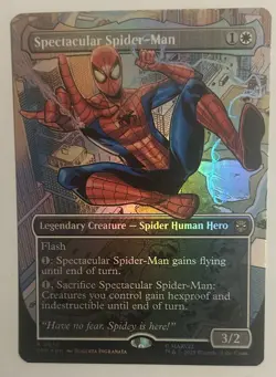 Spectacular Spider-Man (Borderless) Marvel's Spider-Man Foil 0014 NM - Image 1