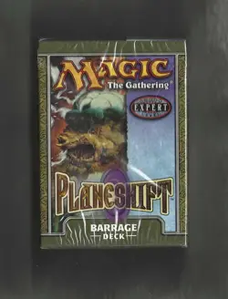 MTG Planeshift BARRAGE Deck--Factory Sealed--Plus BCW Deck Guards - Image 1