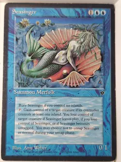 Seasinger - Fallen Empires - Magic the Gathering MTG Nice! - Image 1