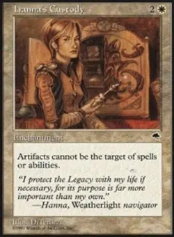 Hanna's Custody - Tempest # MTG Magic The Gathering - Image 1