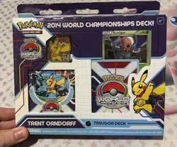 2014 Trevgor Deck World Championship Pokemon Trent Orndorff NEW SEALED - Image 1