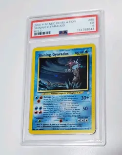 Pokemon TCG Shining Gyarados #65 Neo Revelation PSA 5 - Image 4