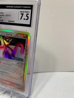 Pokemon Stamped Mewtwo (Delta Species) 12/113 Delta Species Reverse Holo CGC 7.5 - Image 2