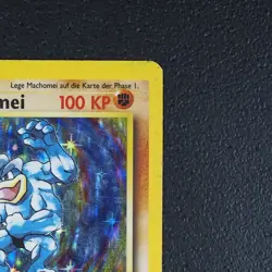 Machomei 1. Edition Pokemon Karte TCG WOTC 8/102 Rare Holo Base Basis-Set /Y75 - Image 4