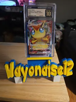 2021 Pokemon SWSH Full Art Victini VMax Battle Styles #022/163 CGC PRISTINE 10 - Image 1