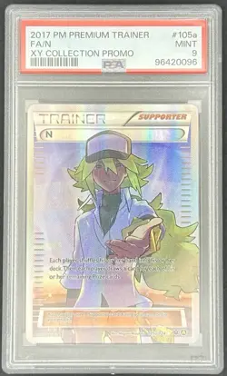 Pokemon TCG N 105a/124! PSA 9! Alternate Art Promos! - Image 1