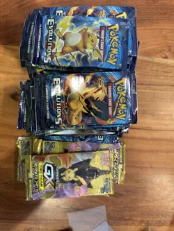 EMPTY OPEN TCG Pokemon 2016 XY Evolutions Booster Packs 104pcs And 12 Japanese - Image 5
