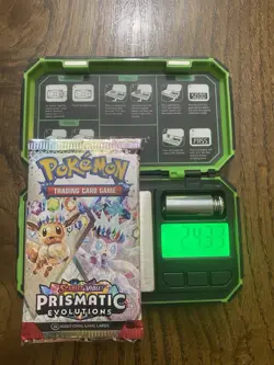 Heavy Pack Prismatic Evolutions Pokemon TCG New/sealed 24.33g Imperfect Package - Image 1