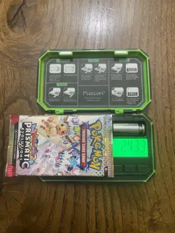 Heavy Pack Prismatic Evolutions Pokemon TCG New/sealed 24.33g Imperfect Package - Image 3