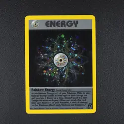 Rainbow Energy - Pokemon Karte TCG WOTC 17/82 Rare Holo Team Rocket /Y20 - Image 2