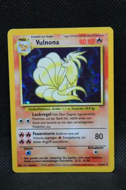 Pokemon Holo Base Set 1999 Vulnona 12/102 deutsch german - Image 1