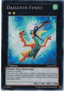 Yu-Gi-Oh! Daigusto Phoenix (NM) 1st edition Secret Rare HA06-IT054 Italian - Image 1