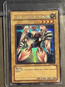 Gamma the Magnet Warrior DOR-003 Duelist of the Roses Unlimited - Image 1