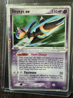 Deoxys EX (Speed Forme) 93/106 Holo Pokemon Card LP - Image 1