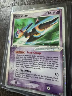 Deoxys EX (Speed Forme) 93/106 Holo Pokemon Card LP - Image 2