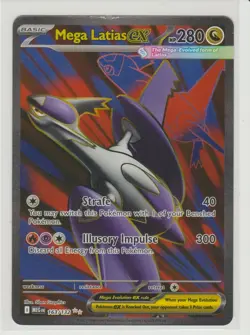 Mega Latias ex Ultra Rare Pokemon Card MEG 163/132 - Image 1