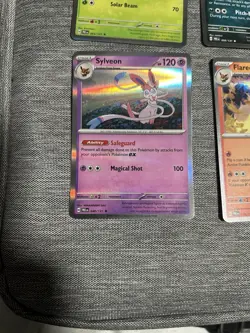 Pokemon Prismatic Evolution Eevee Holo Card Set 8 Cards NM Condition - Image 2