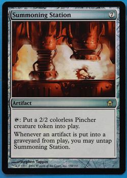 Summoning Station FOIL Fifth Dawn NM Artifact Rare CARD (504571) ABUGames - Image 1