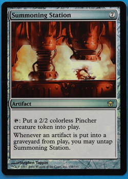 Summoning Station FOIL Fifth Dawn NM Artifact Rare CARD (504569) ABUGames - Image 1