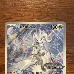 Pokemon TCG N's Reshiram Stamped Illustration Rare Promo Card 167/159 - Image 3