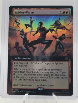 Spider-Verse #263 FOIL EXTENDED NM/M MTG Spiderman Magic Card - Image 1