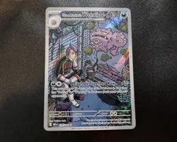 Team Rocket's Weezing 199/182 Illustration Rare Destined Rivals Pokemon Card NM - Image 1