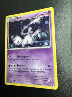 Mew XY192 X & Y Cosmos Holo Ultra Rare Black Star Promo Pokemon Card - Image 2