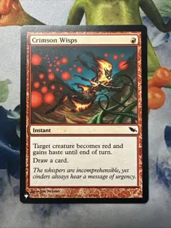 1x Crimson Wisps- NM- Mystery Booster 2- Mtg Magic The Gathering Card - Image 1
