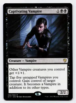 Captivating Vampire [104/309] C17 Rare Non-Foil [MTG Card English] - Image 1