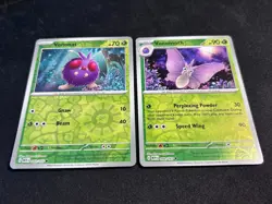 Pokemon TCG 151 Venonat + Venomoth 048-049/165 Reverse Holo NM/M - 2 Card Set - Image 4