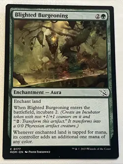 Blighted Burgeoning (C) MTG March Of The Machine MOM - Image 1
