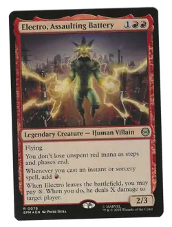 MTG: Electro, Assaulting Battery - #76 - Marvel's Spider-Man - Foil - NM - Image 1