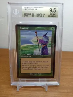 MTG Magic FASTBOND 30th ANNIVERSARY Edition M30 Retro Frame BGS 9.5 POP1 - Image 1